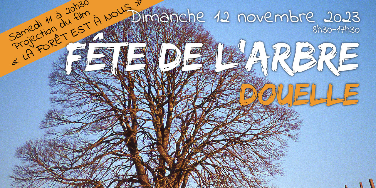 Affiche fete de l'Arbre à Douelle